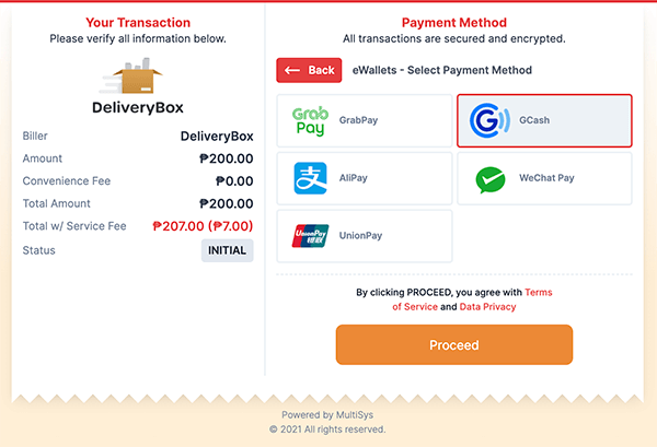 Door To Door Delivery Payment Options GCASH